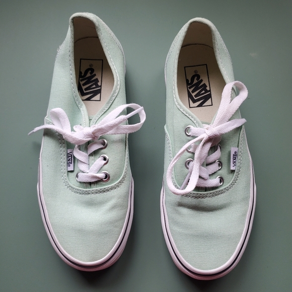 Vans Shoes - VANS MINT GREEN LOW TOP 6.5